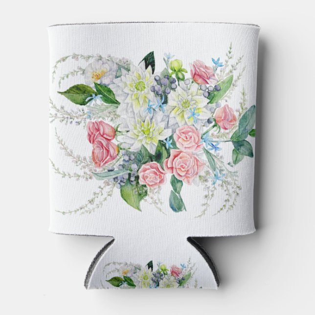 Floral Bouquet Can Cooler (Front)