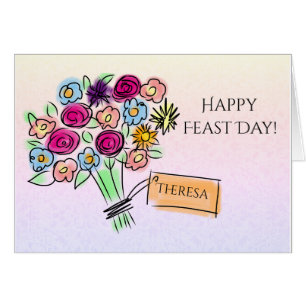 Floral Bouquet Catholic Feast Day Celebration