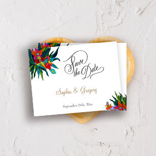 Floral bouquet elegant  qr code non photo flowers announcement postcard