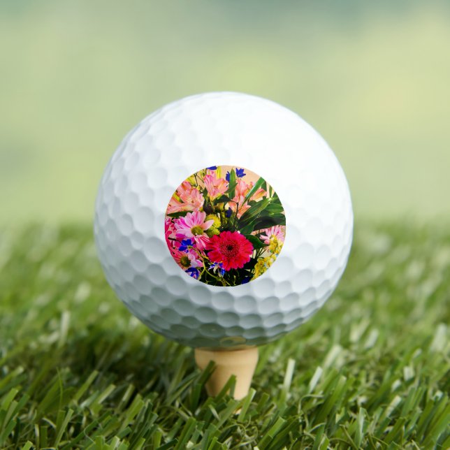 Floral Bouquet Golf Balls (Insitu Tee)