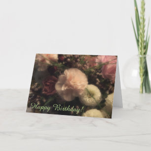 Floral Bouquet Happy Birthday Card