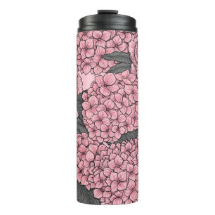 Floral bouquet in pink thermal tumbler