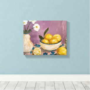 Floral Bouquet in Vase No. 3: Flower Cottagecore  Canvas Print