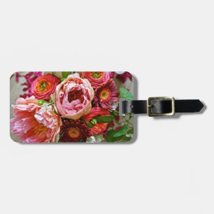 Floral bouquet, Luggage Tag