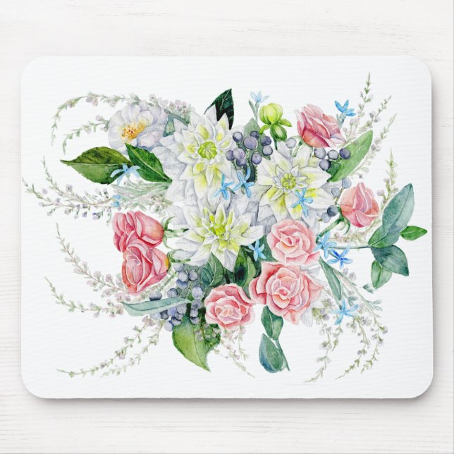 Floral Bouquet Mouse Pad (Front)
