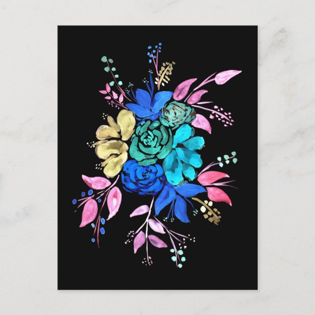 Floral Bouquet Nr 2 Postcard (Front)