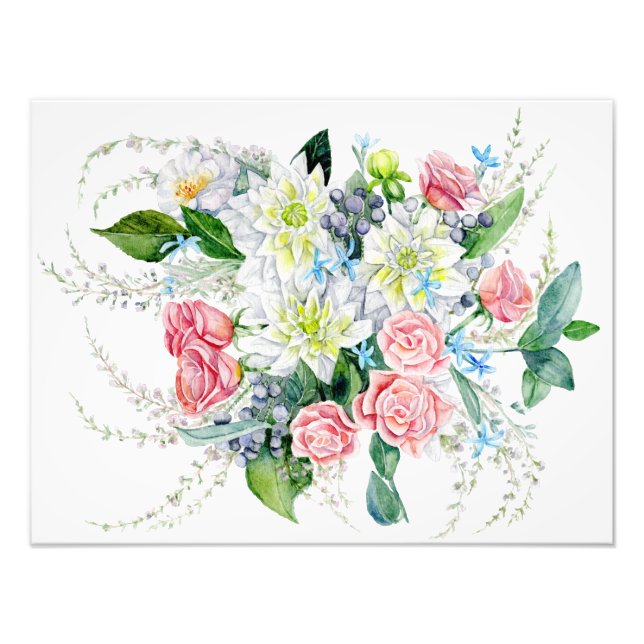 Floral Bouquet Photo Print (Front)