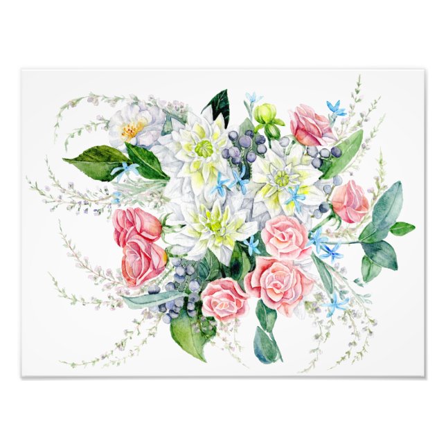 Floral Bouquet Photo Print (Front)