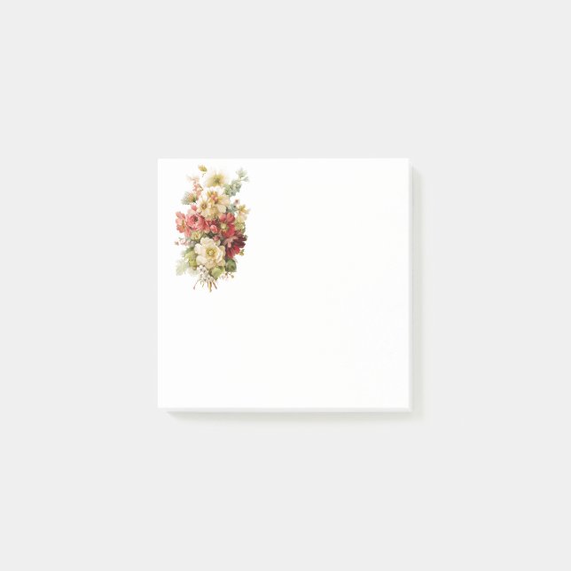 Floral Bouquet Post-it Notes (Front)