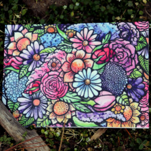 Floral Bouquet Spring Flower Card