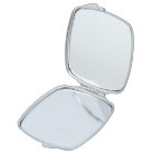 Floral Bouquet Square Compact Mirror