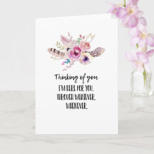 floral bouquet sympathy card condolences loss