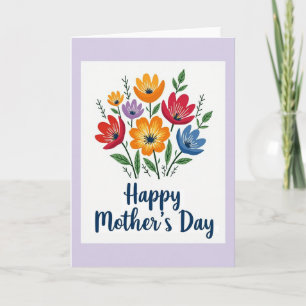 Floral Bouquet Thank You Card