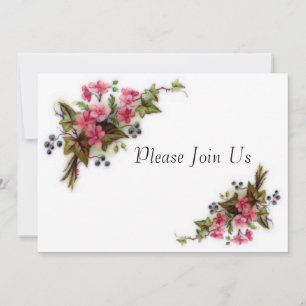 Floral Bouquet Wedding Invitation