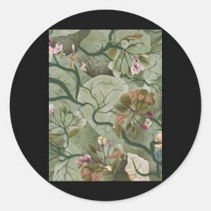 Floral Brain Pattern Sticker
