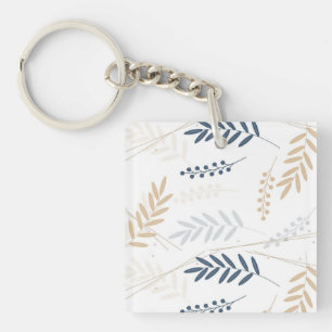 floral branch     key ring