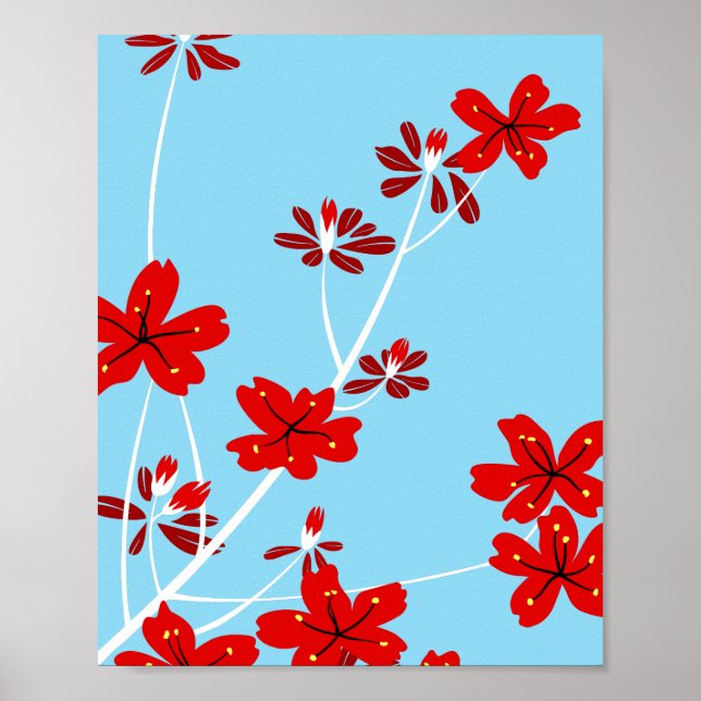 Floral Branches Poster (Front)