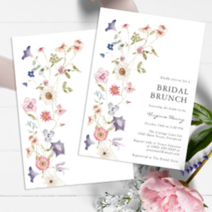 Floral Bridal Brunch Invitation
