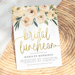Floral Bridal Luncheon Bridal Shower Invitation