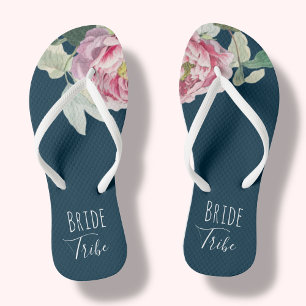 Floral Bridal Party   Jandals