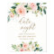 Floral Bridal Shower Date Night Ideas Sign
