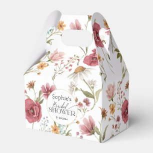 Floral Bridal Shower  Favour Box