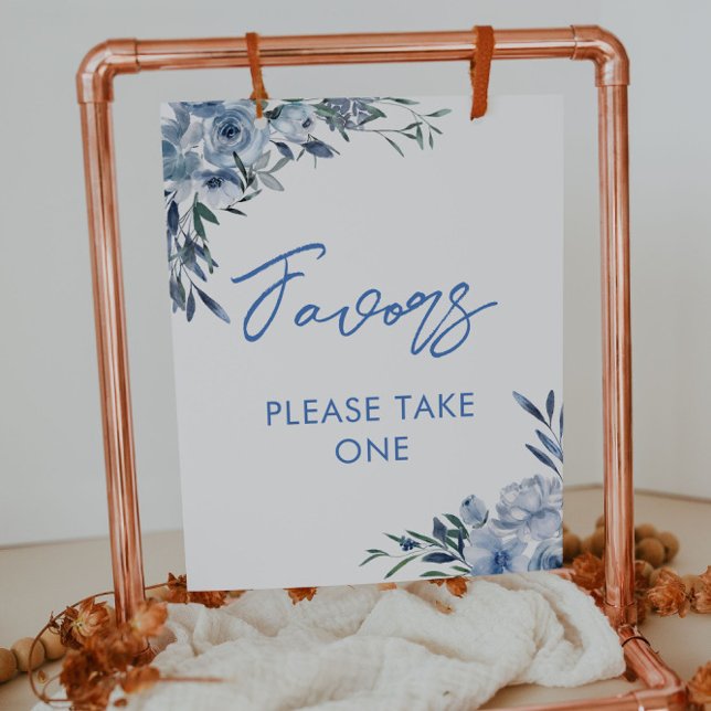 Floral Bridal Shower Favours Sign (Creator Uploaded)