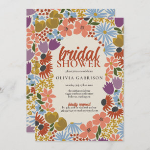 Floral Bridal Shower Invitation