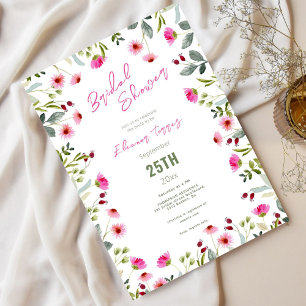 Floral Bridal Shower Invitation