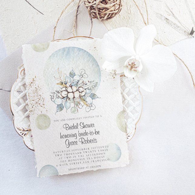 Floral Bridal Shower Invitation (Creator Uploaded)