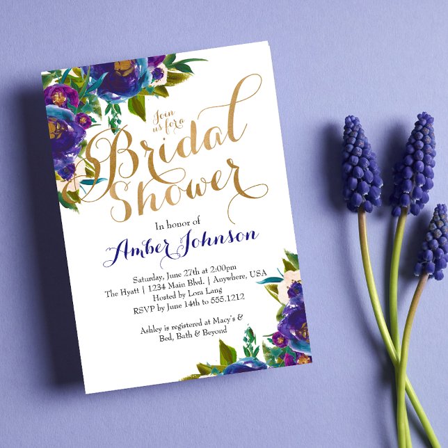 Floral Bridal Shower Invitation (Creator Uploaded)