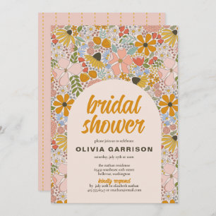 Floral Bridal Shower Invitation