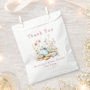 Floral Bridal Shower Tea Party Favour Bags