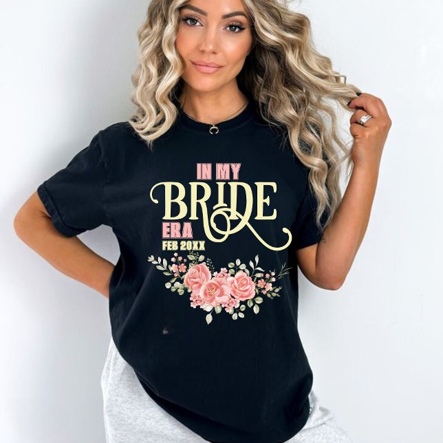 Floral Bride to be Bridal Shower T-Shirt (Creator Uploaded)