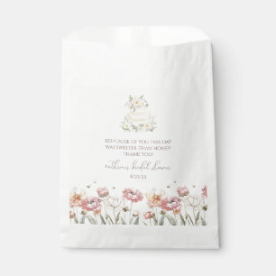 Floral Bride to Bee Bridal Shower Favour Bags