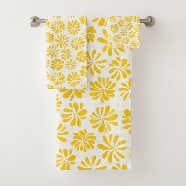 Floral Bright Bath Towel Set (Insitu)