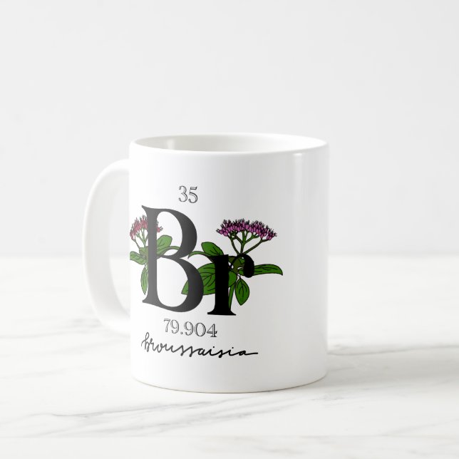 Floral Bromine Element Coffee Mug (Front Left)