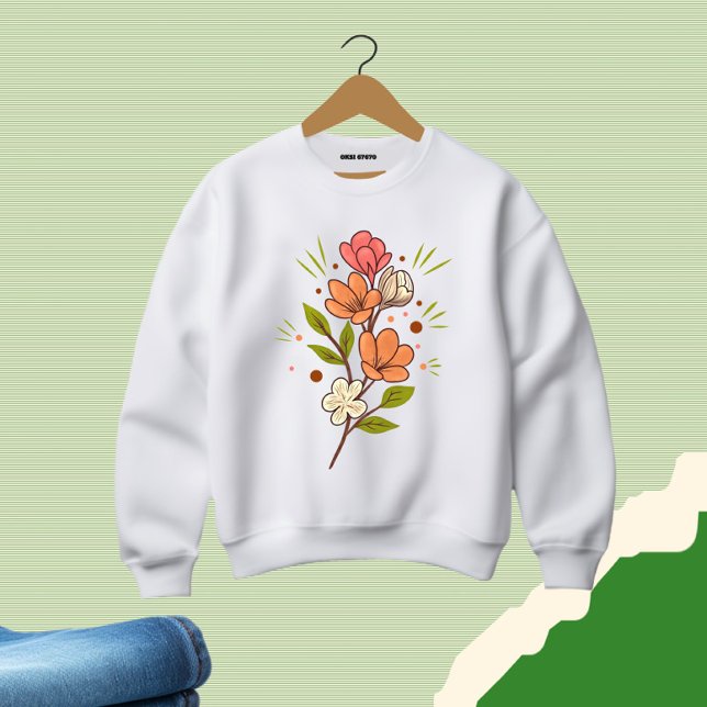 Floral brunch sweatshirt (Creator Uploaded)