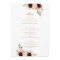 Floral Burgundy Blush Greenery Modern Minimal
