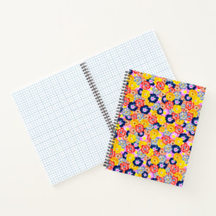 Floral burst notebook