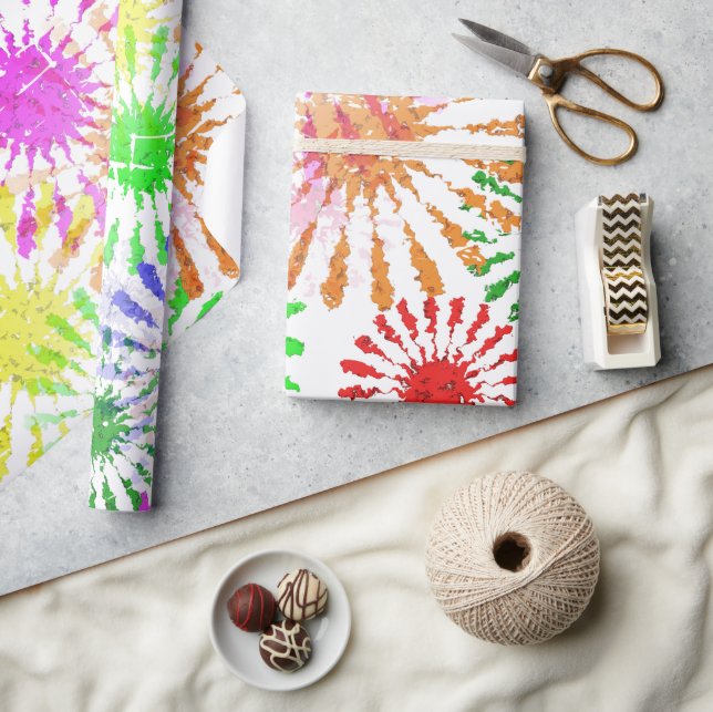 Floral Burst Wrapping Paper (Crafts)