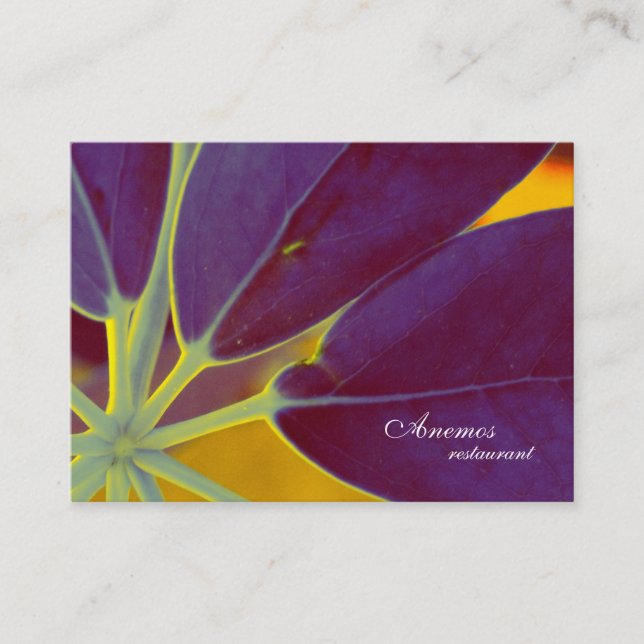 floral business card (Front)