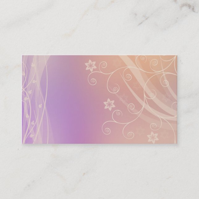 Floral Business Card (Front)