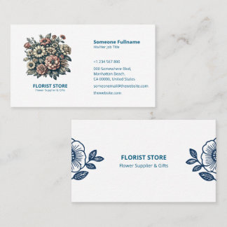 Floral Business Card for Florists & Small Shop