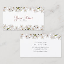 Floral Business Card - II