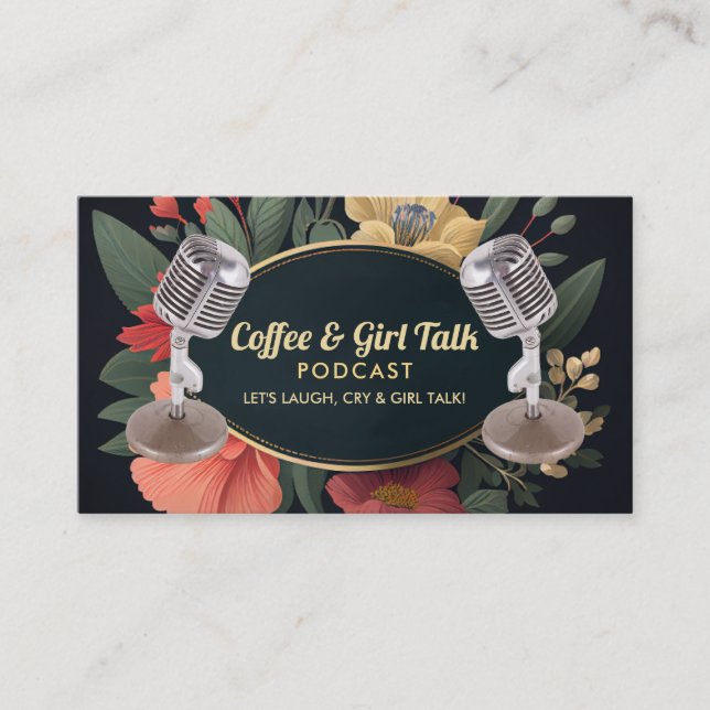 Floral business cards (Front)