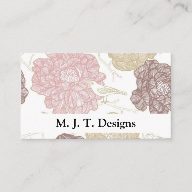 Floral Business Cards (Front)