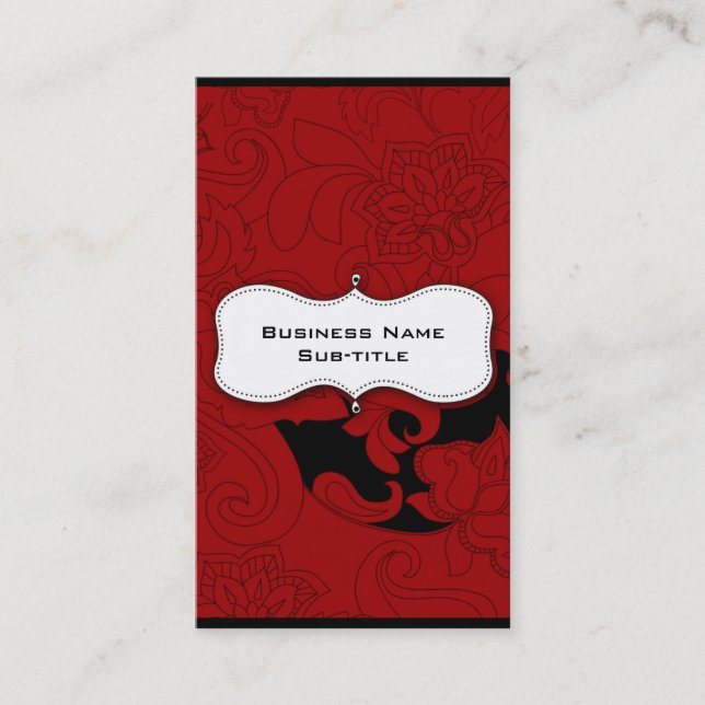 Floral business or profile Card (Front)