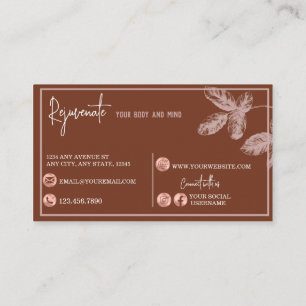 Floral Business Terracotta Business Card
