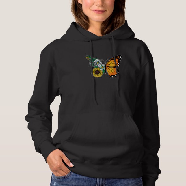 Floral Butterfly Hoodie (Front)